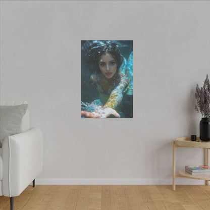 Aqua Mermaid | Custom Portrait with Your Photos