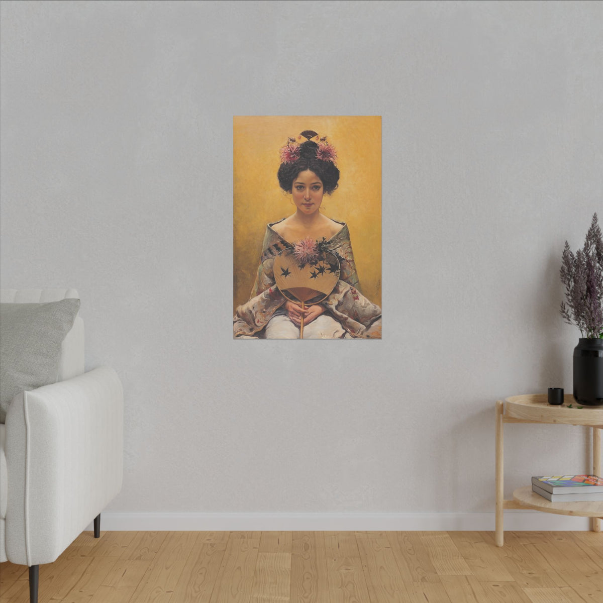 Geisha Elegance | Custom Portrait with Your Photos