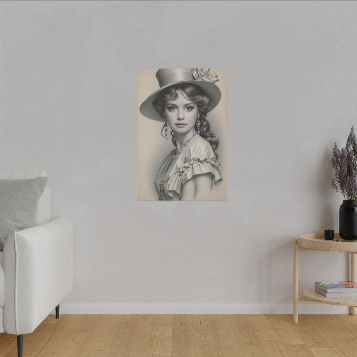 The Timeless Lady | Custom Portrait with Your Photos