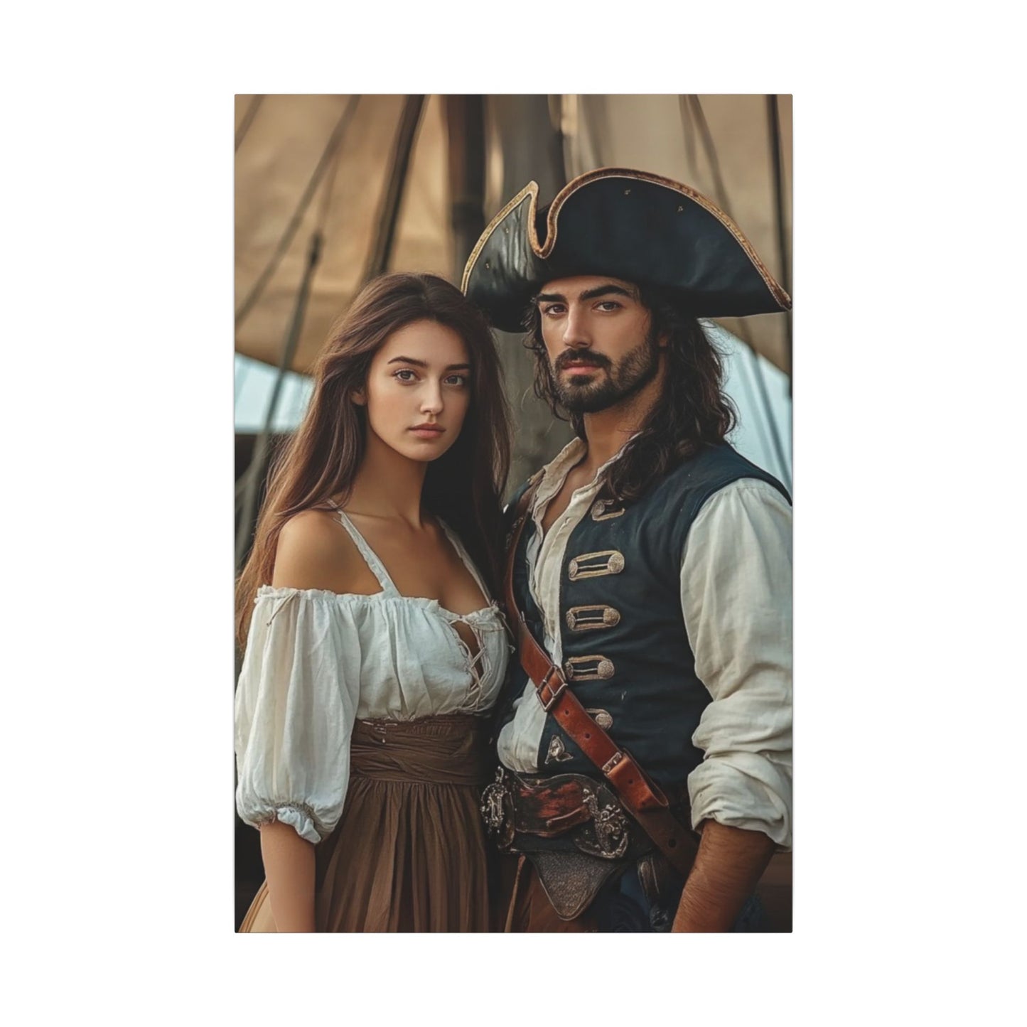 Romantic Voyage | Custom Portrait with Your Photos