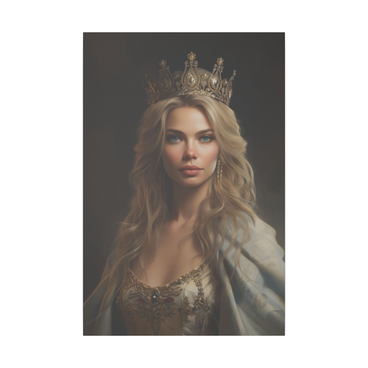 Majestic Queen Portrait | Custom Portrait with Your Photos