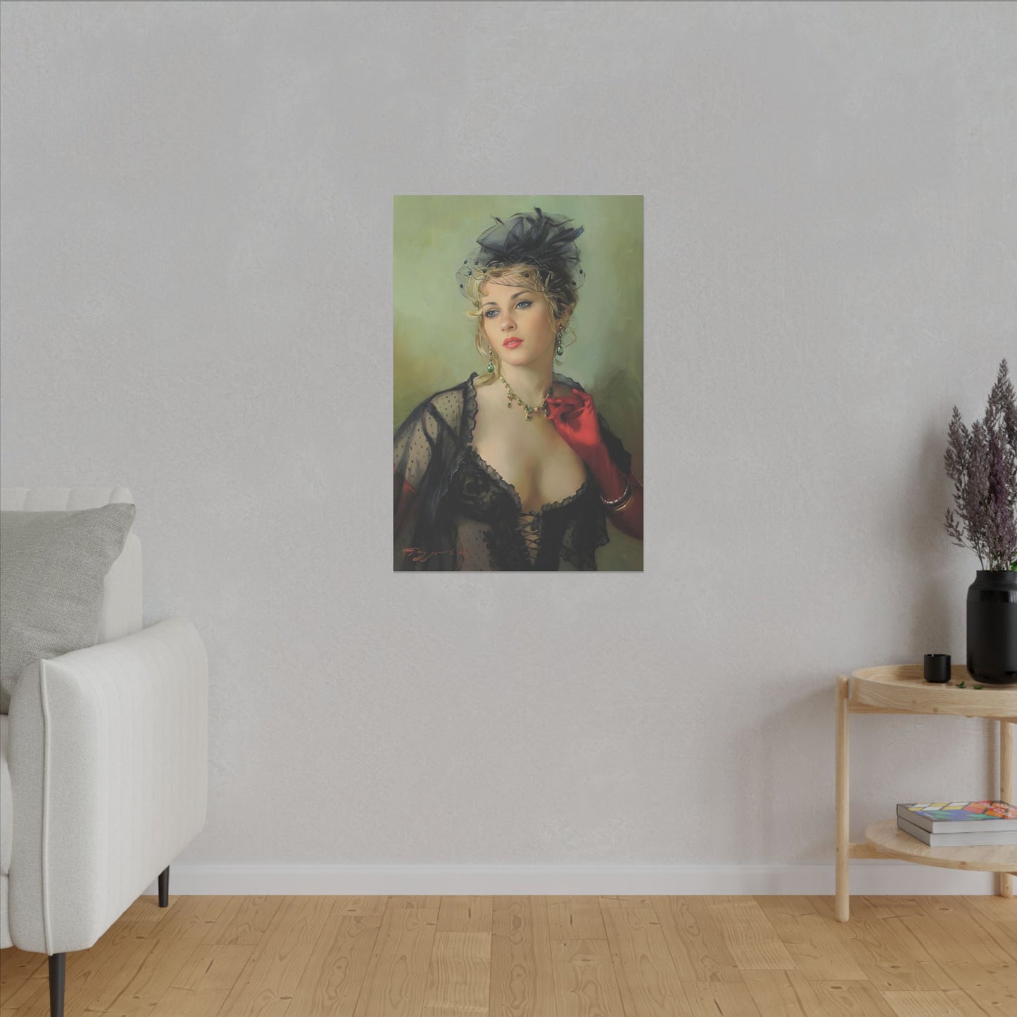 Elegant Woman | Custom Portrait with Your Photos