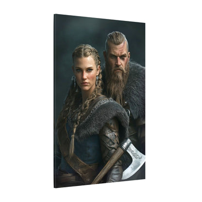 Viking Couple Strength | Personalized Gift with Your Photos