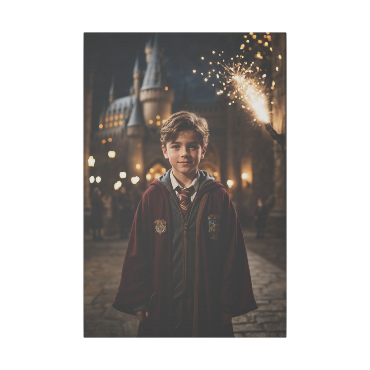 The Little Wizard | Custom Portrait with Your Photos