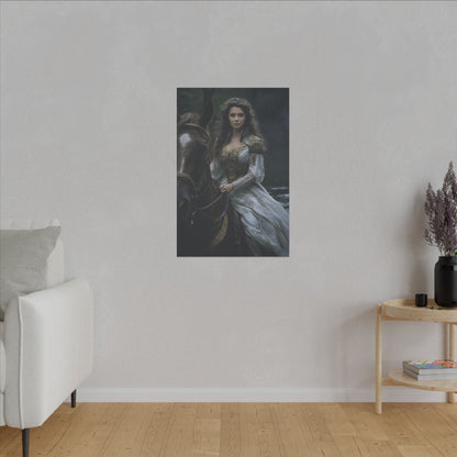 The lady on the horse