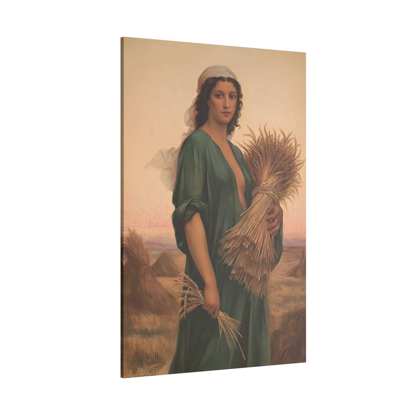 Harvest Maiden | Custom Portrait with Your Photo