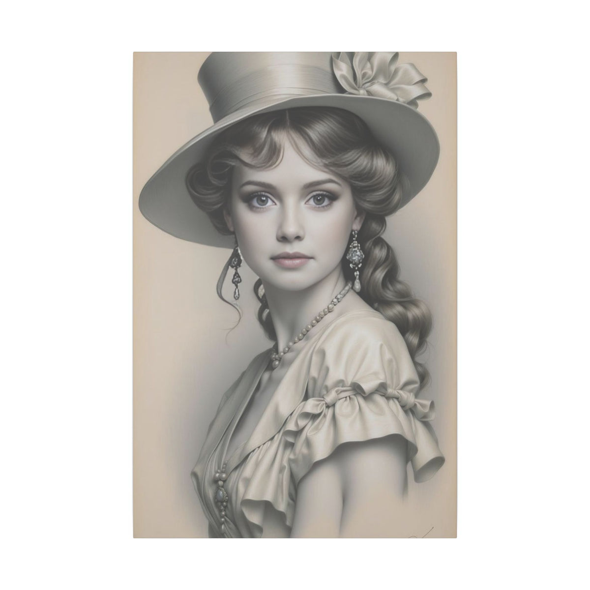The Timeless Lady | Custom Portrait with Your Photos