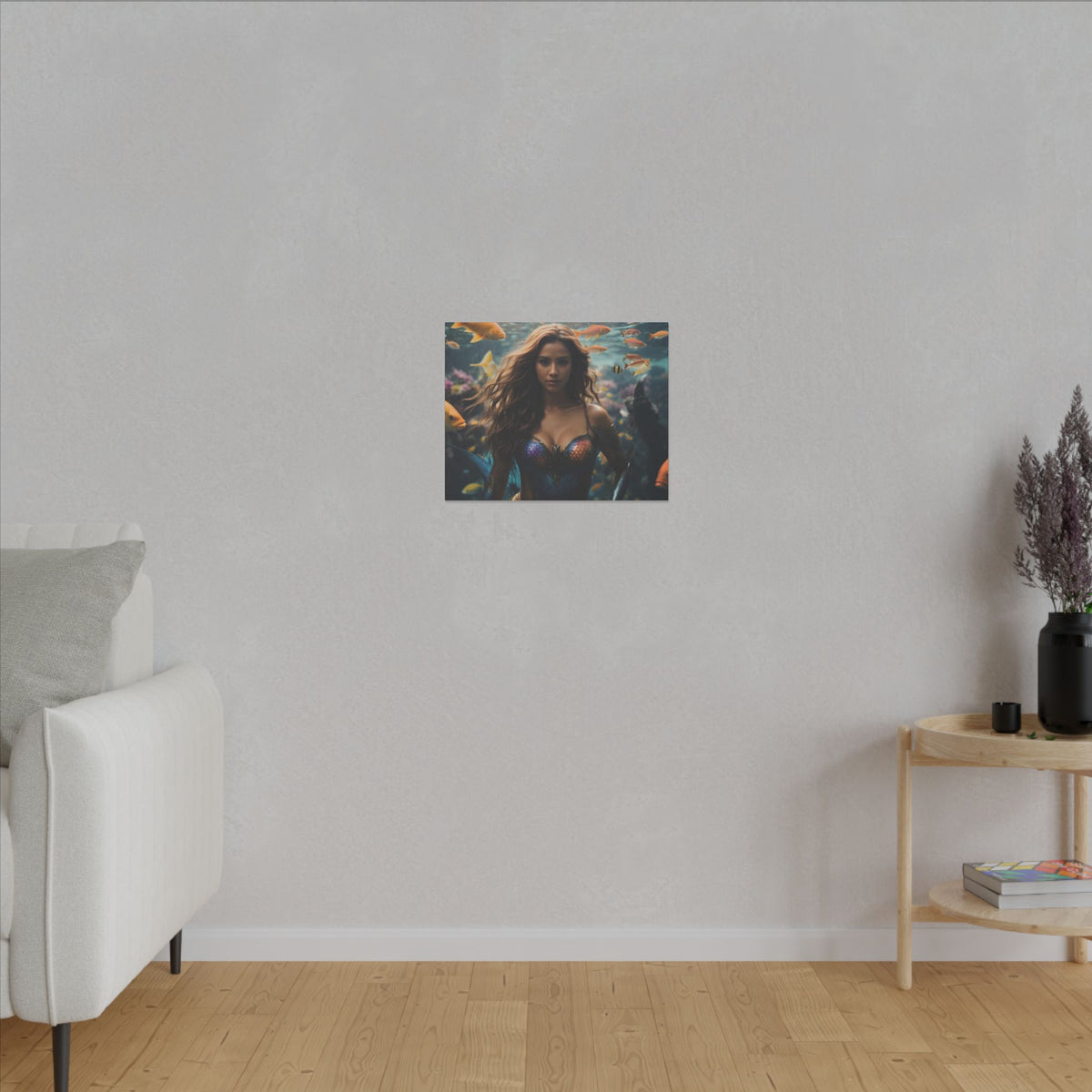 Aqua Majesty | Custom Portrait with Your Photos