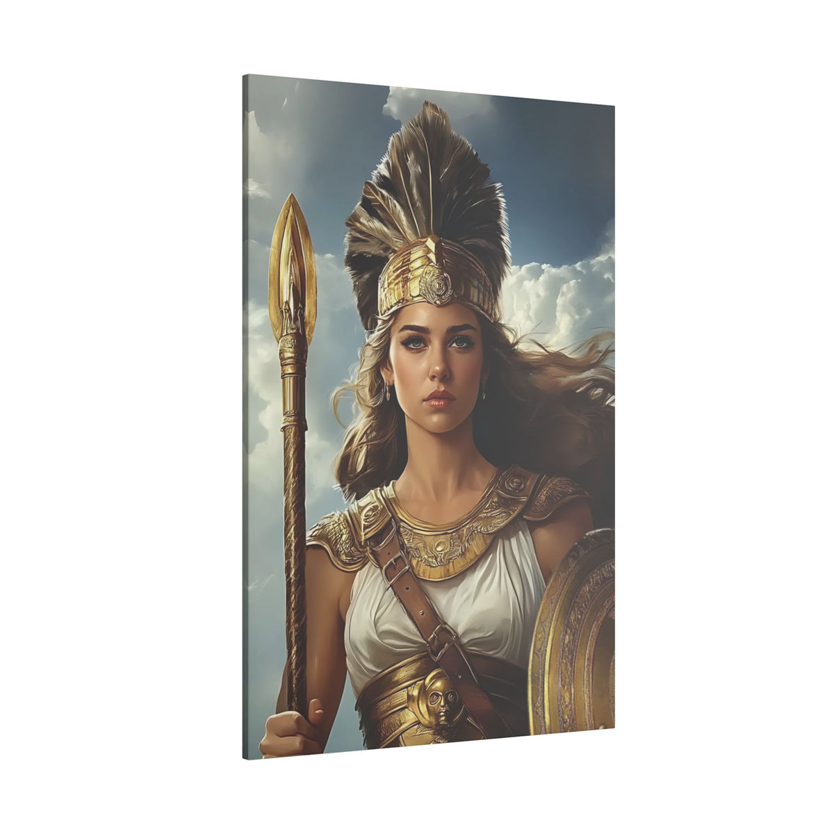 Warrior Goddess Portrait | Personalized Gift with Your Photos