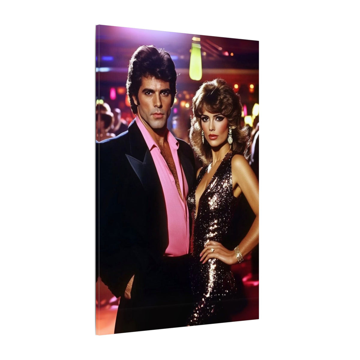 Glam Night Out Couple | Personalized Gift with Your Photos