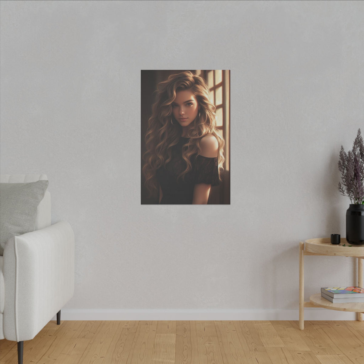 Glamorous Girl | Custom Portrait with Your Photos