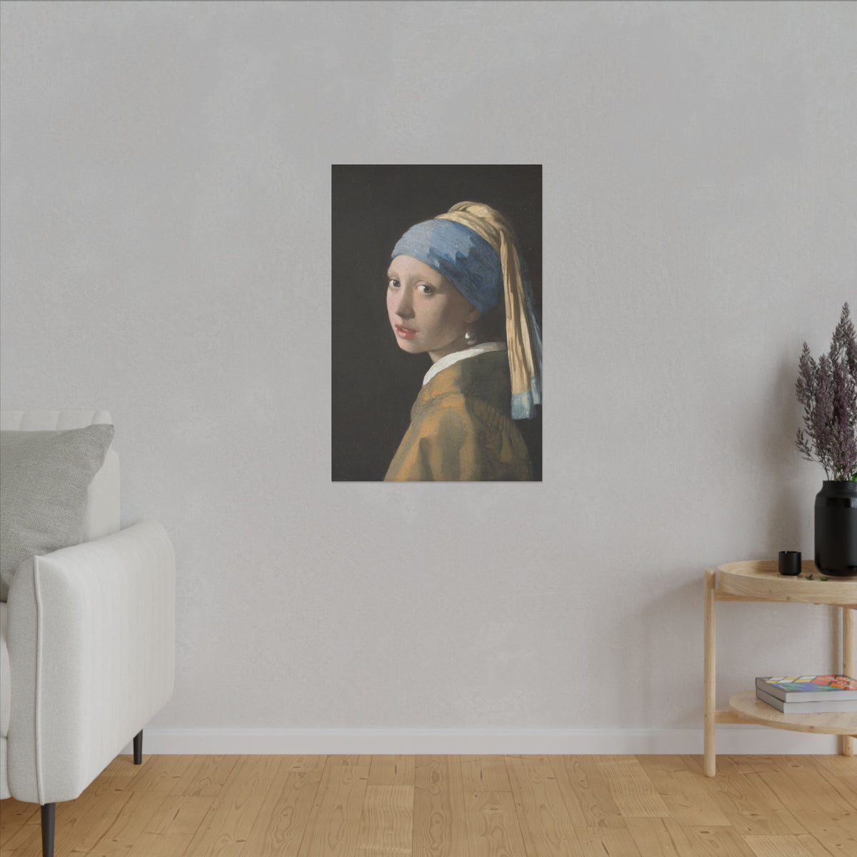 Pearl Elegance | Custom Portrait with Your Photos