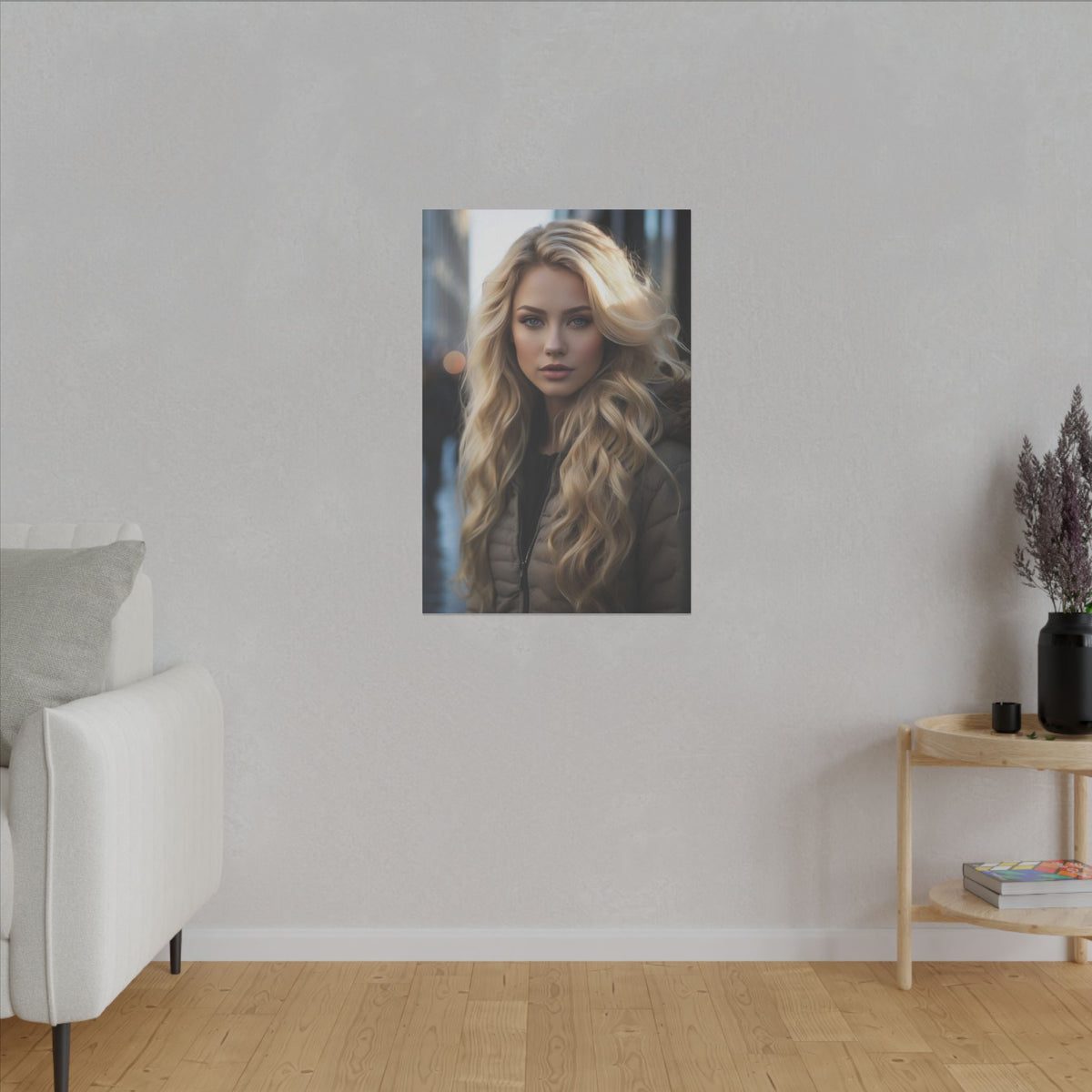 Winter Elegance | Custom Portrait with Your Photos