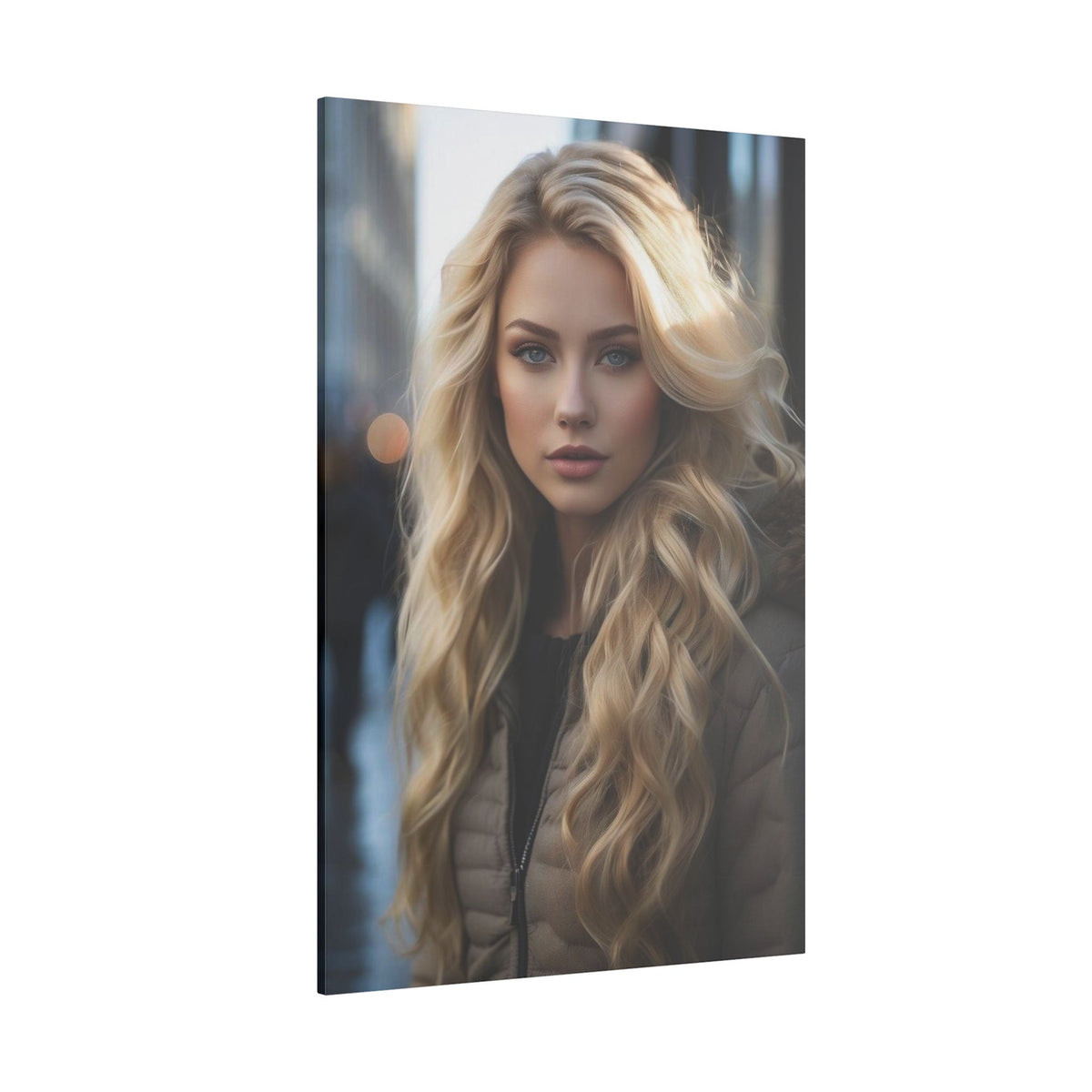 Winter Elegance | Custom Portrait with Your Photos