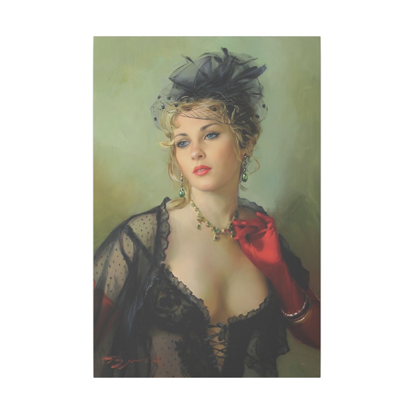 Elegant Woman | Custom Portrait with Your Photos