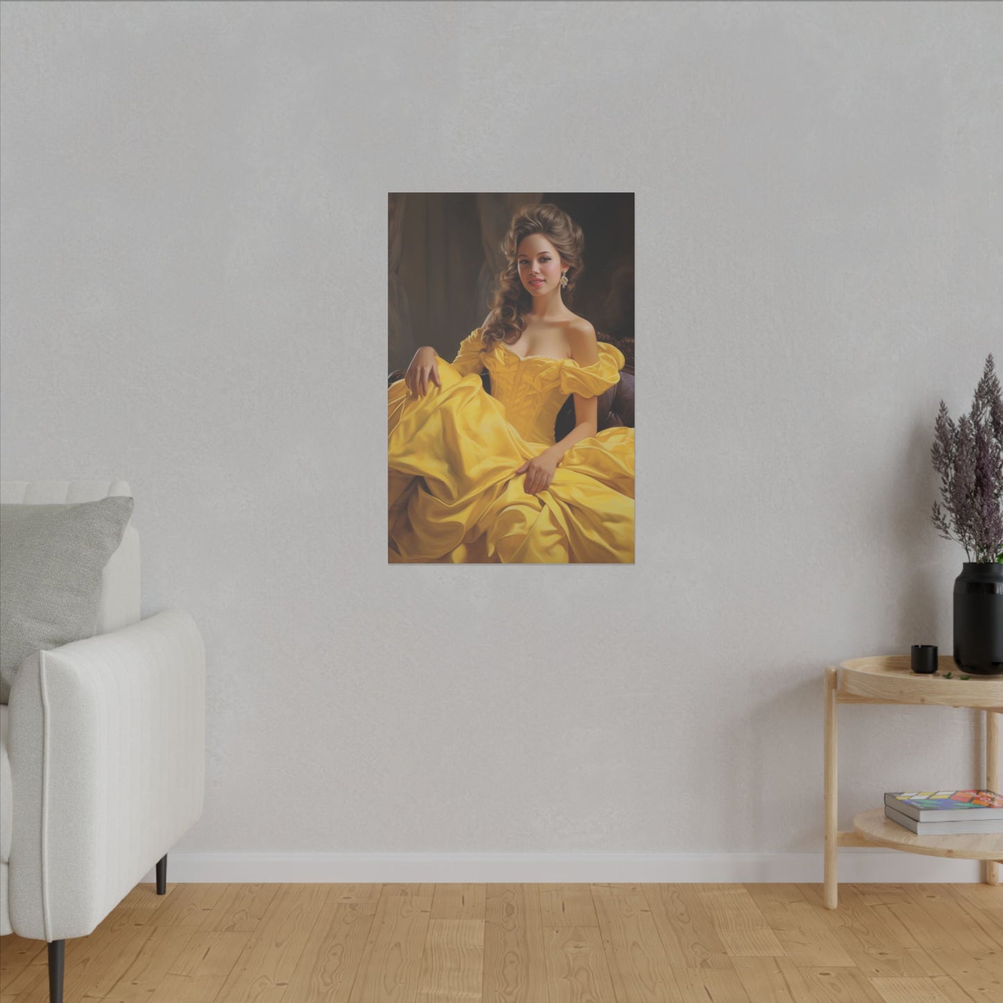 Golden Elegance | Custom Portrait with Your Photos