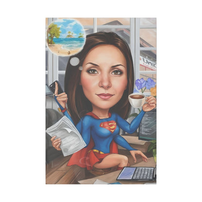 Comic Hero Caricature | Custom Portrait with Your Photos