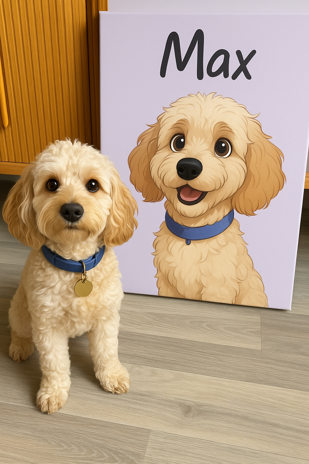 Cartoon Pet Portrait | Custom Pet Portrait