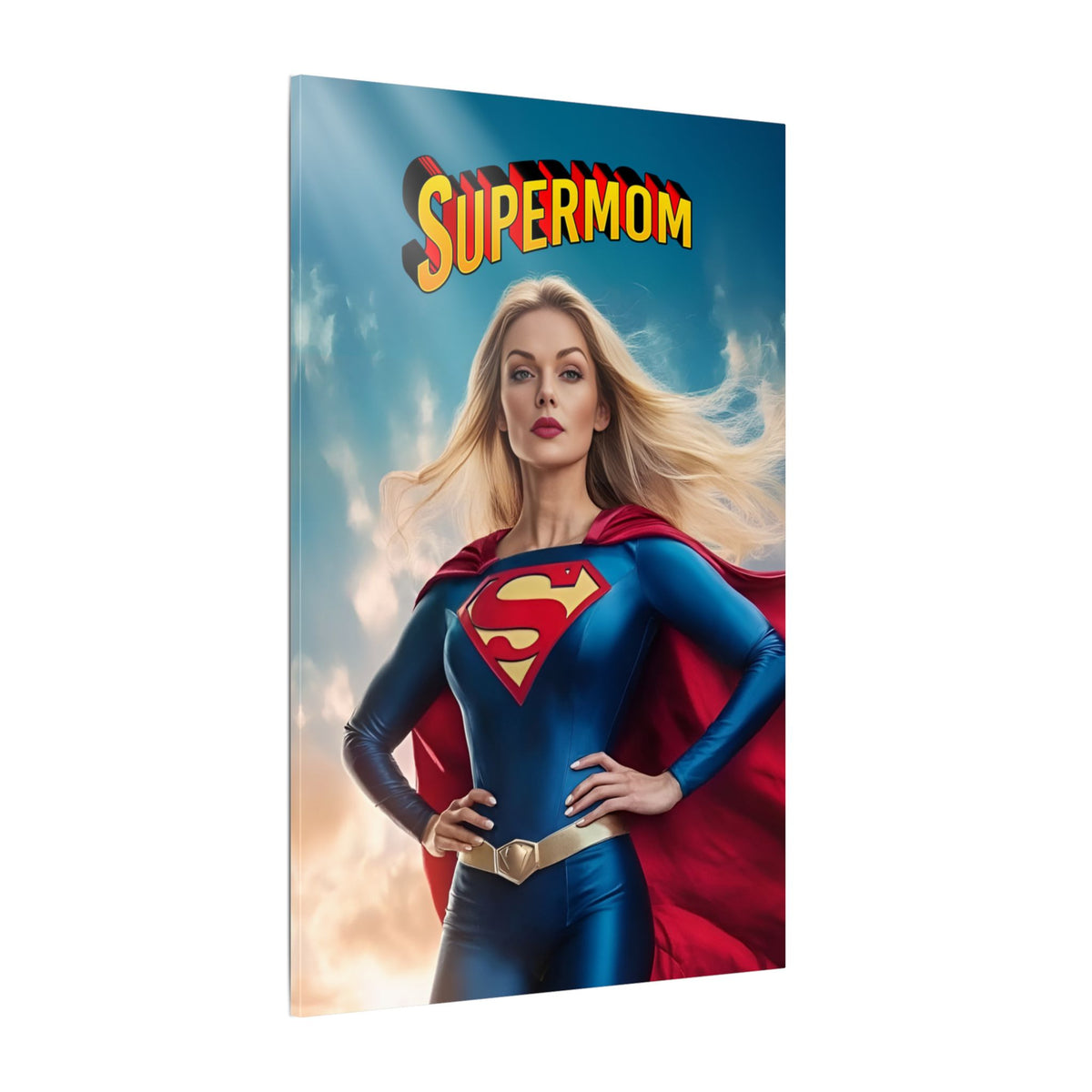 Super Mom Portrait | Personalized Gift with Your Photos