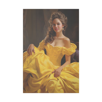 Golden Elegance | Custom Portrait with Your Photos