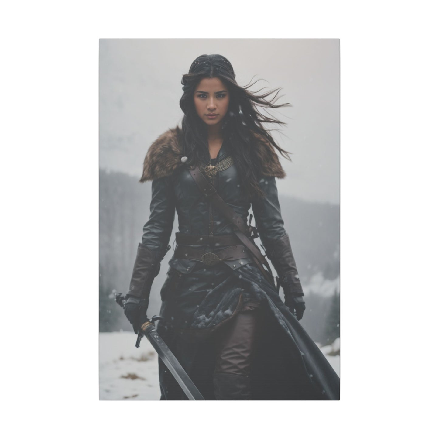 Winter Warrior | Custom Portrait with Your Photos