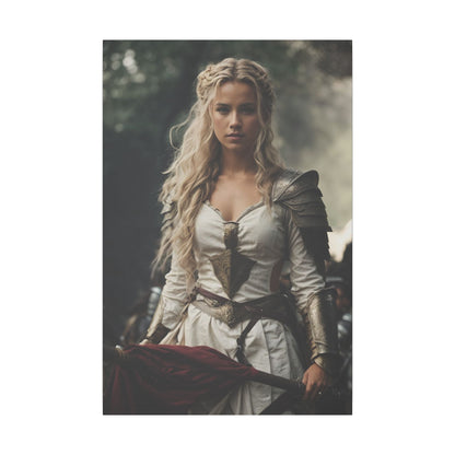 Epic Warrior Queen | Custom Portrait with Your Photos