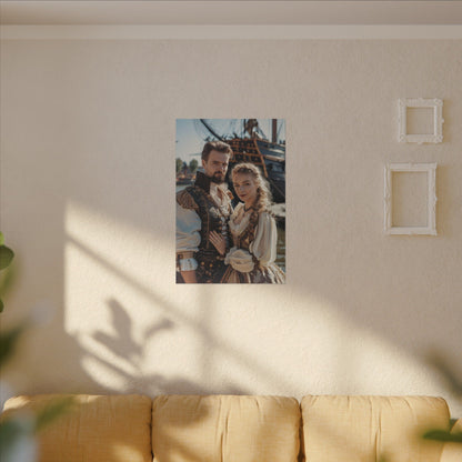 Seafaring Duo | Custom Portrait with Your Photos