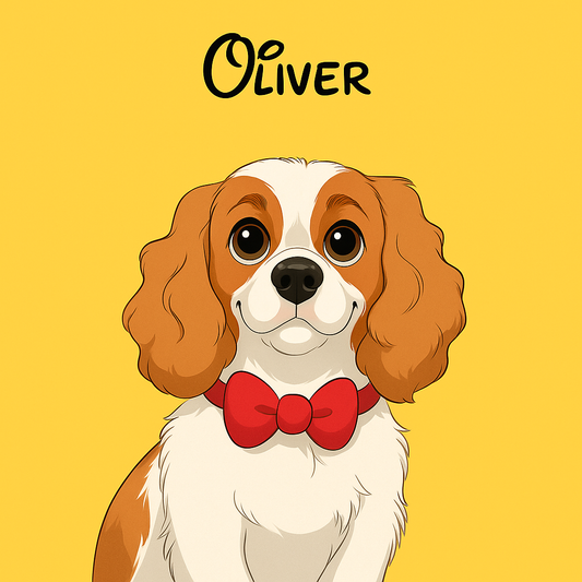 Cartoon Pet Portrait | Custom Pet Portrait