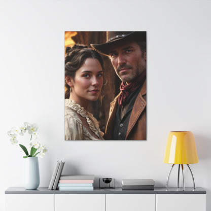 Frontier Love Portrait | Custom Portrait with Your Photos