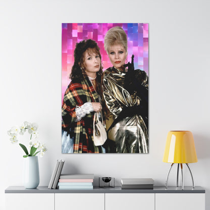 Absolutely Fabulous Edina And Patsy | Custom Portrait with Your Photos
