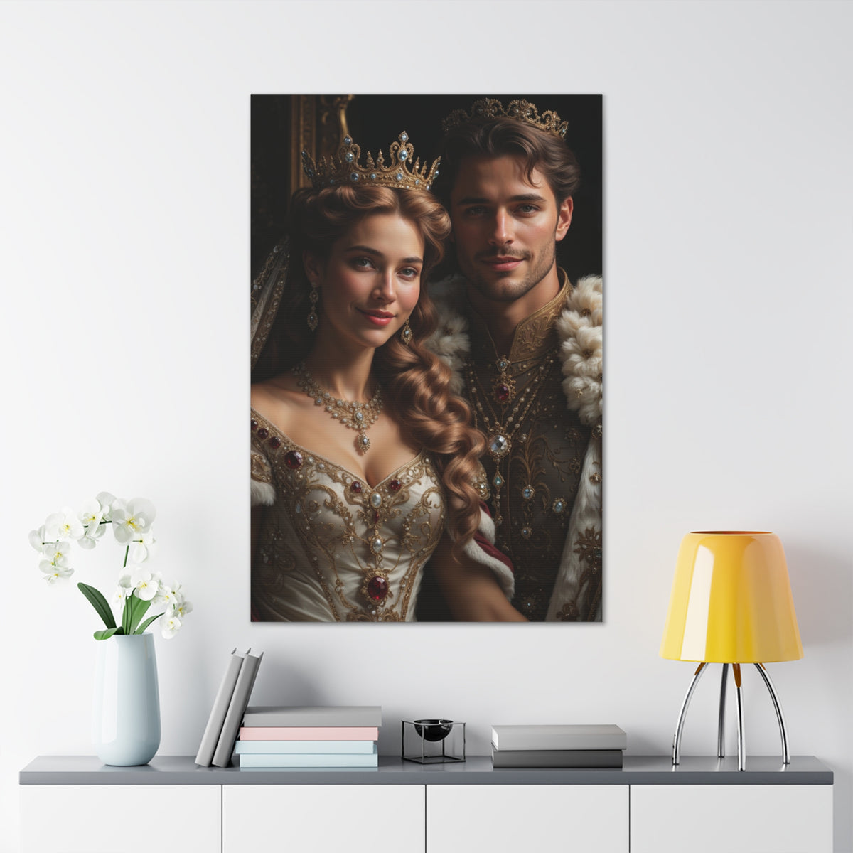 Royal Romance Portrait | Custom Portrait with Your Photos