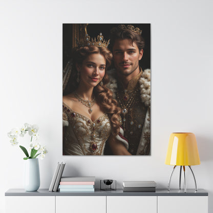 Royal Romance Portrait | Custom Portrait with Your Photos
