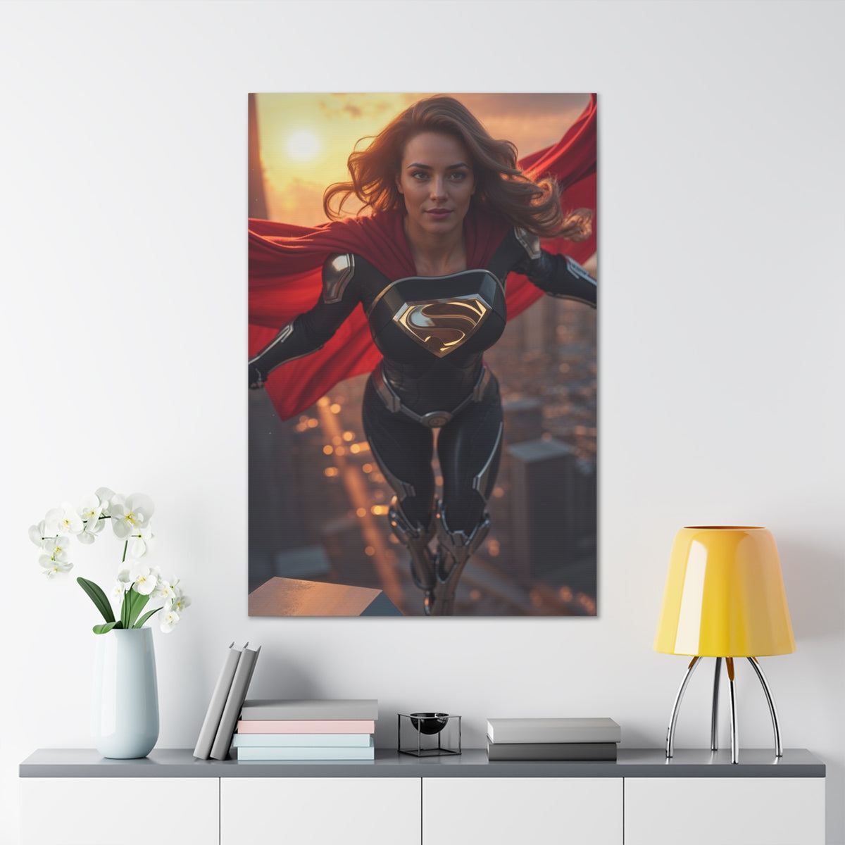 Skybound Hero Portrait | Custom Portrait with Your Photos
