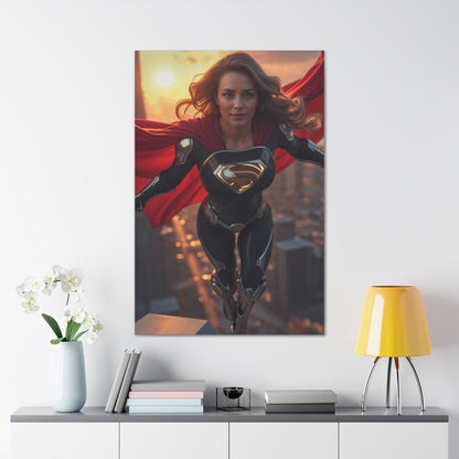 Skybound Hero Portrait | Custom Portrait with Your Photos