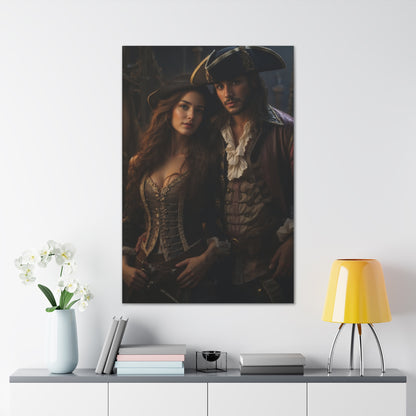Pirate Couple | Custom Portrait with Your Photos