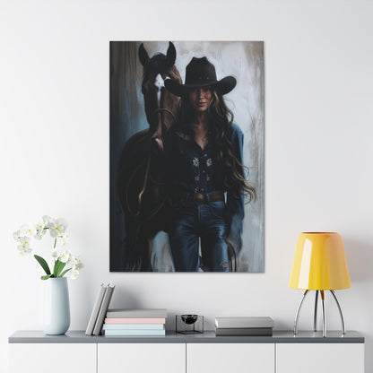 Cowgirl Spirit Portrait | Custom Portrait with Your Photos