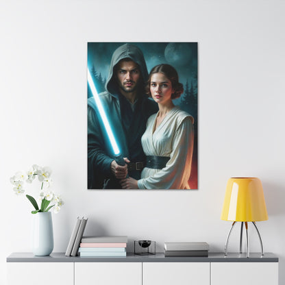 Force-Bound Couple | Custom Portrait with Your Photos