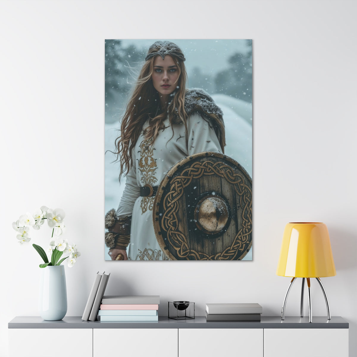 Shieldmaiden Strength | Custom Portrait with Your Photos