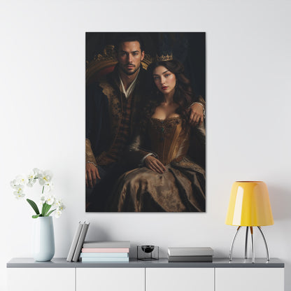 Royal Couple Renaissance | Custom Portrait with Your Photos