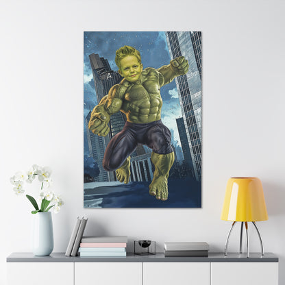 Incredible Hulk Power | Custom Portrait with Your Photos