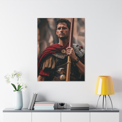 Heroic Warrior Portrait | Personalized Gift with Your Photos