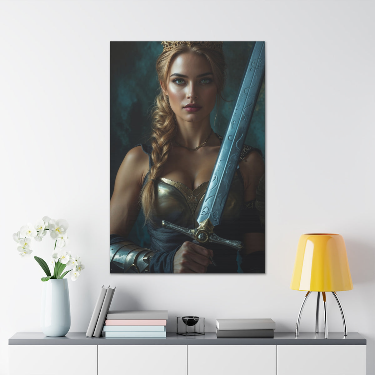 Warrior Queen | Custom Portrait with Your Photos