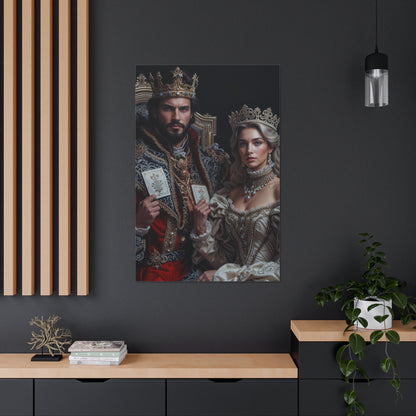 Royal Card Couple | Custom Portrait with Your Photos
