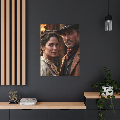 Frontier Love Portrait | Custom Portrait with Your Photos