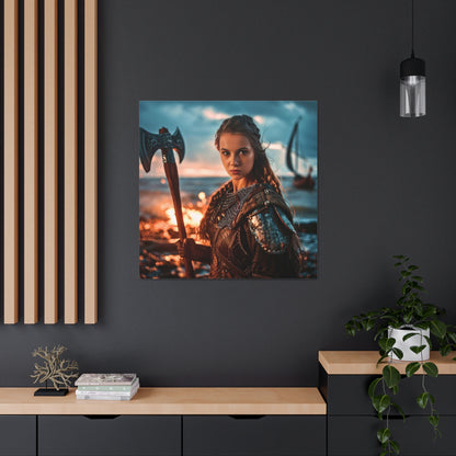 Viking Shieldmaiden | Custom Portrait with Your Photos