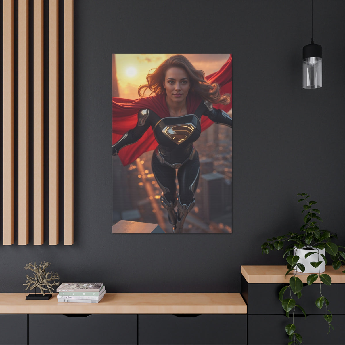 Skybound Hero Portrait | Custom Portrait with Your Photos