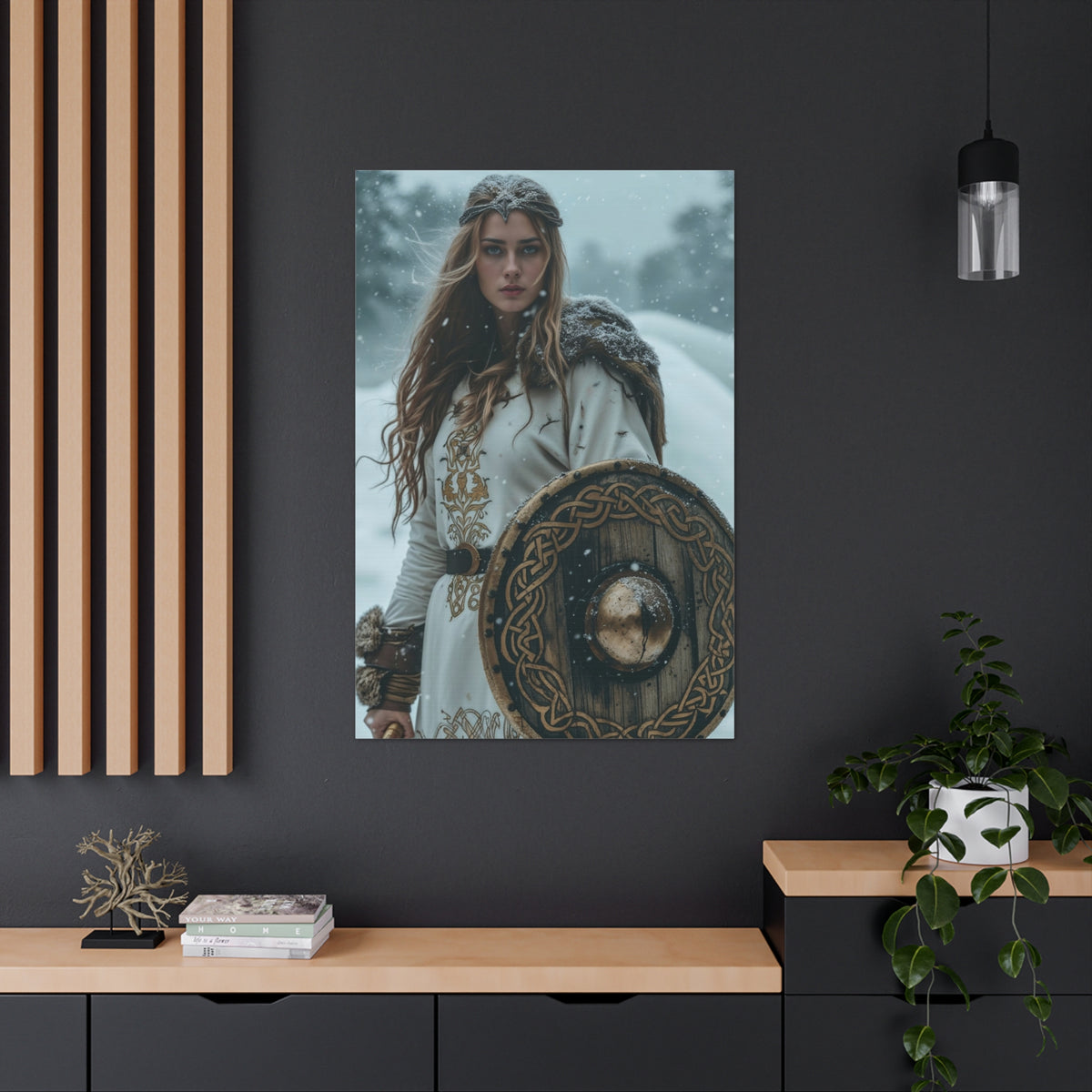 Shieldmaiden Strength | Custom Portrait with Your Photos