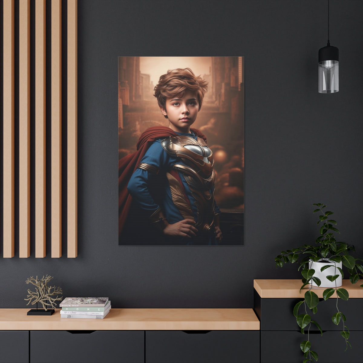 Heroic Power Portrait | Custom Portrait with Your Photos