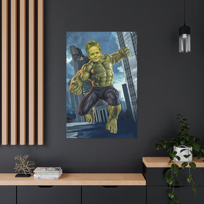 Incredible Hulk Power | Custom Portrait with Your Photos