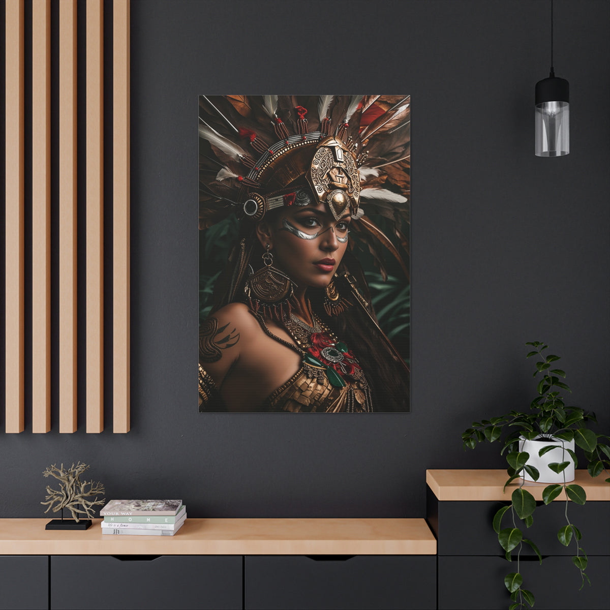 Ancient Warrior Queen | Custom Portrait with Your Photos